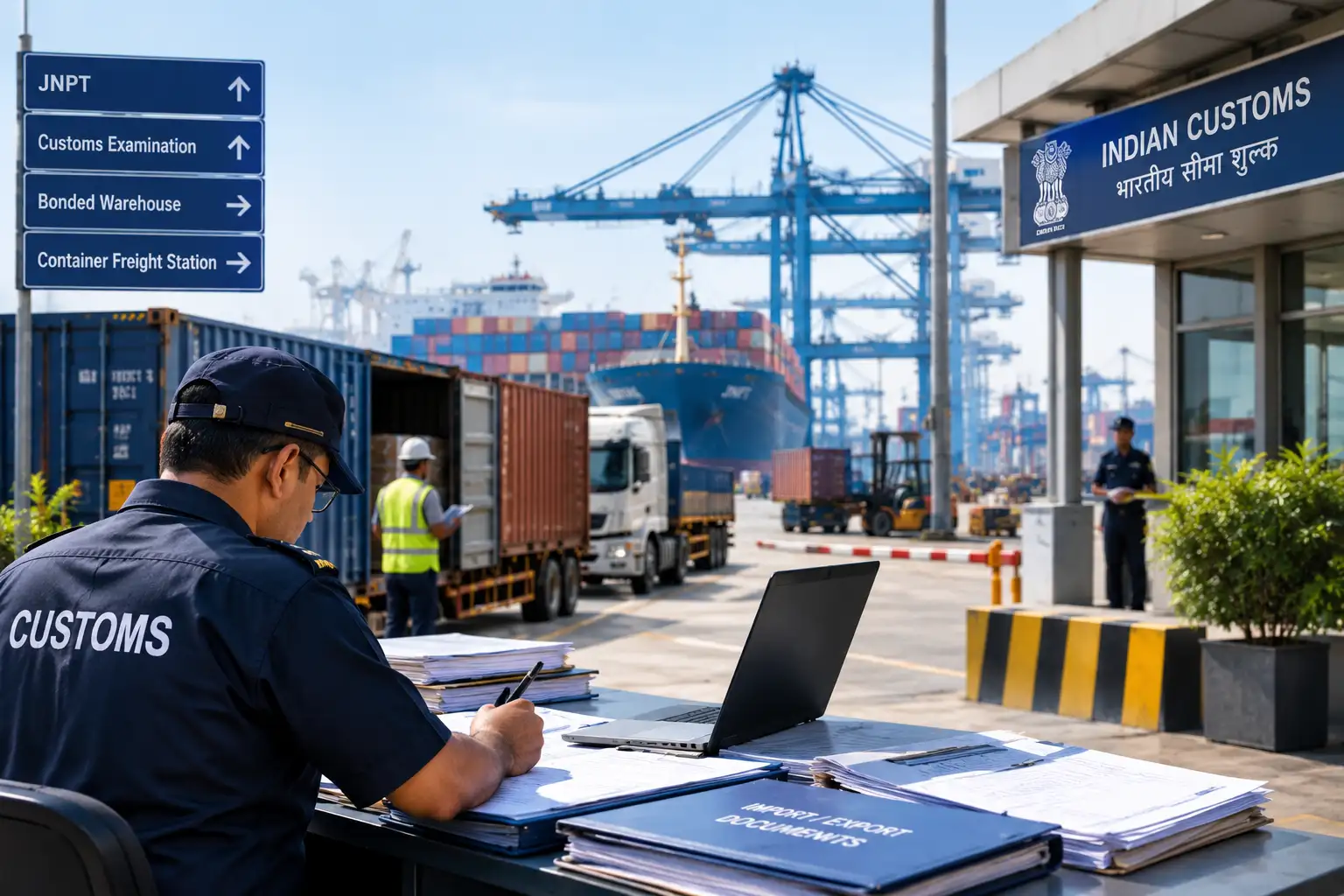 Customs clearance and documentation support at JNPT