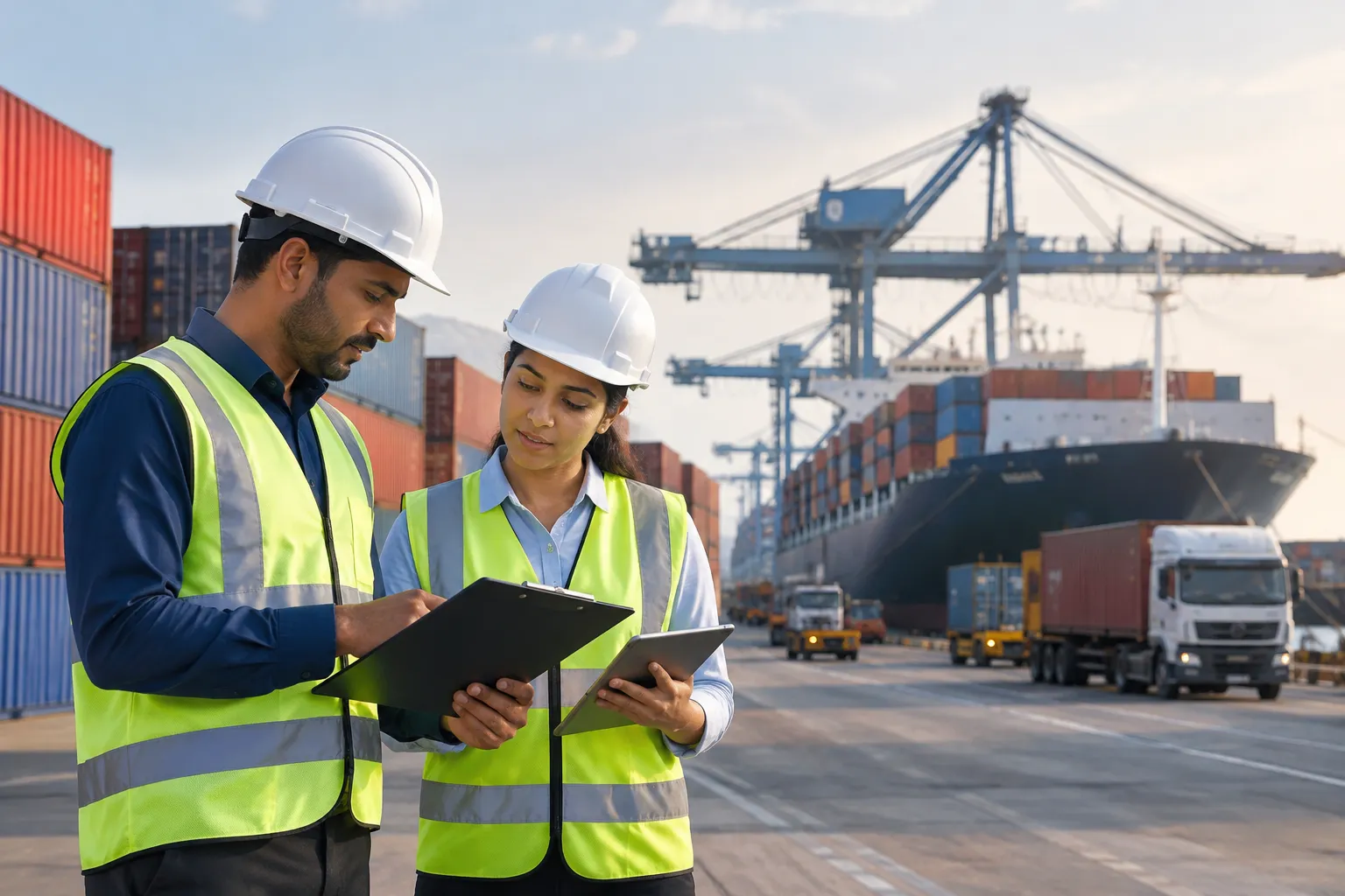 Import export logistics and road transport services in Navi Mumbai